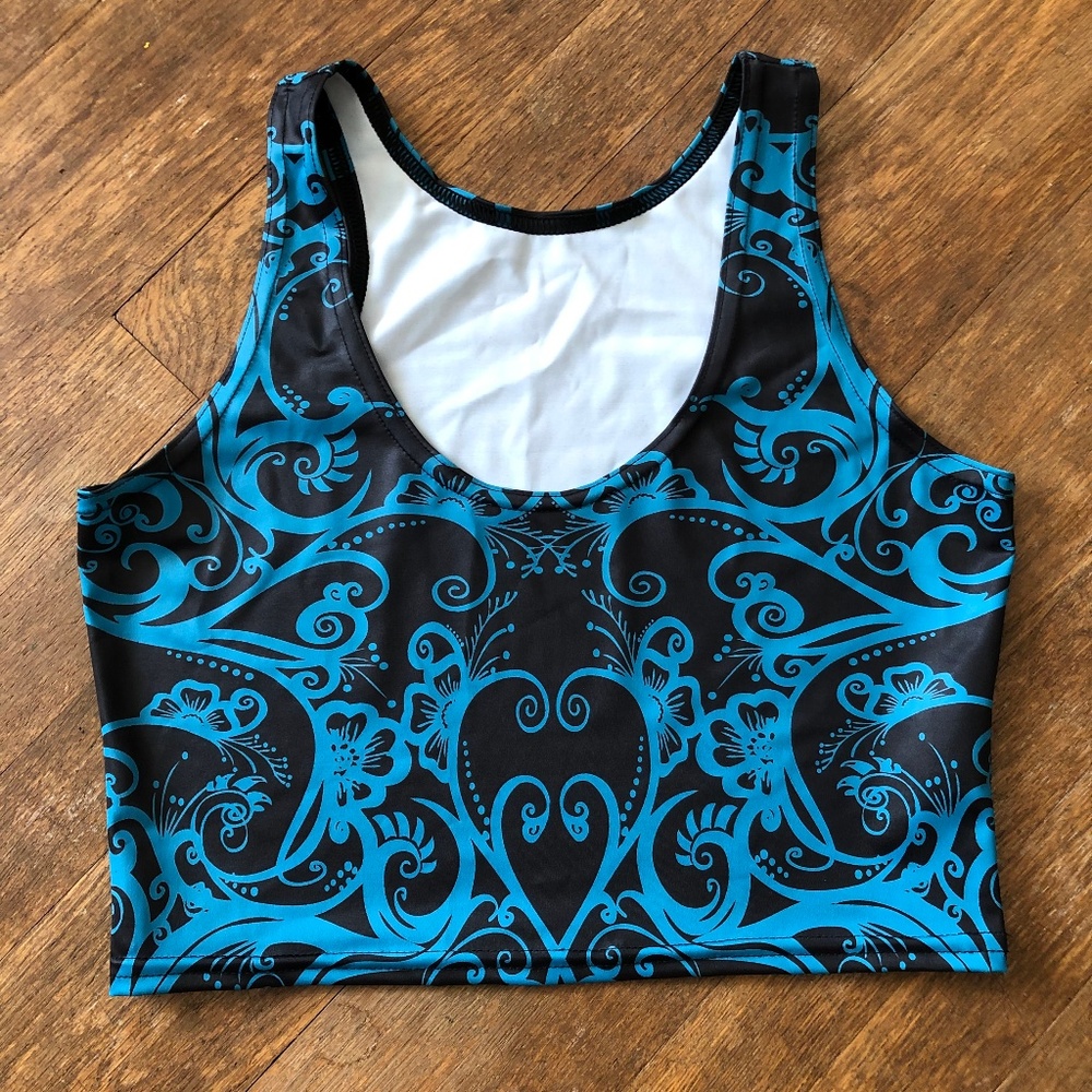 BLACKMILK Teal Bath Reversible Crop - Limited